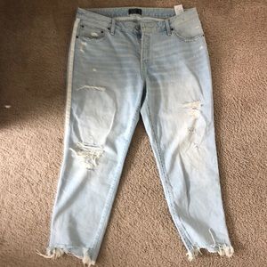 Abercrombie & Fitch low-waisted jeans